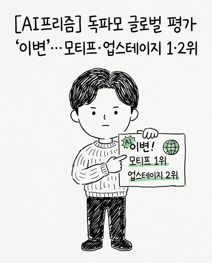 [AI프리즘] 독파모 글로벌 평가 '이변'…모티프·업스테이지 1·2위